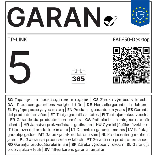 TP-Link Omada AX3000 bežićna pristupna točka stropna (AP) WiFi 6 574Mbps/2402Mbps (2.4GHz/5GHz), 4×1Gps Port, 1xFXS