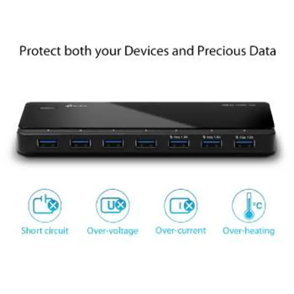 TP-Link UH700, 7-ports USB 3.0 hub