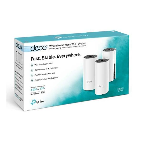 TP-Link Deco M4 Whole-Home Mesh Wi-Fi System 3pack