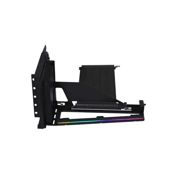 Univerzalni vertikalni nosilec grafične kartice Lian Li GPU Bracket Kit V4, 4 reže, PCIe 5.0, črn