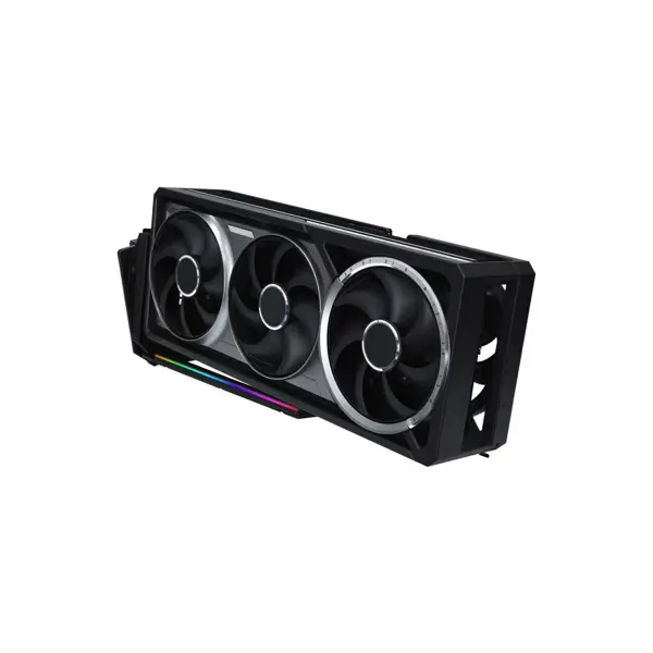Univerzalni vertikalni nosilec grafične kartice Lian Li GPU Bracket Kit V4, 4 reže, PCIe 5.0, črn