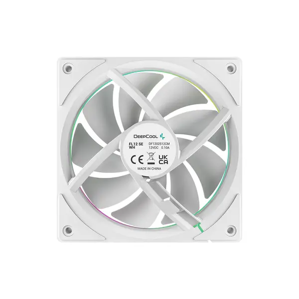 Ventilator za ohišje DeepCool FL12 SE 3-IN-1 WH ARGB PWM 120mm, 3 Pack, bel