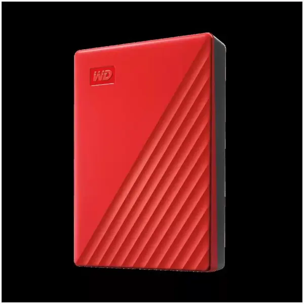 WD My Passport 6TB Portable, USB 3.0 crveni