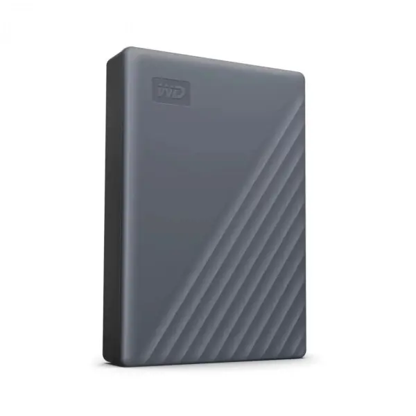 WD Passport 5TB Portable, USB 3.0 sivi
