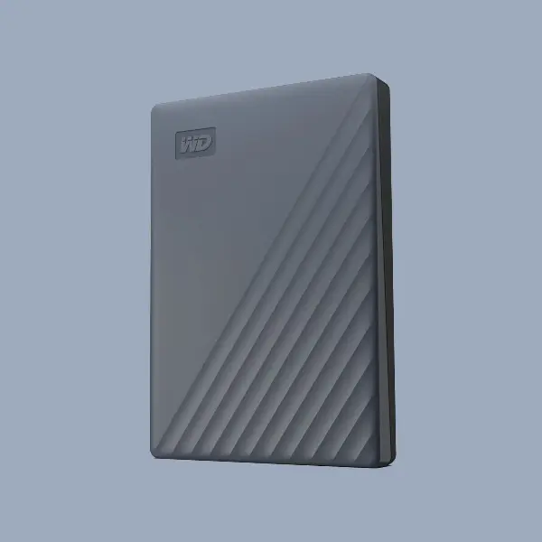 WD Passport 6TB Portable, USB 3.0 sivi