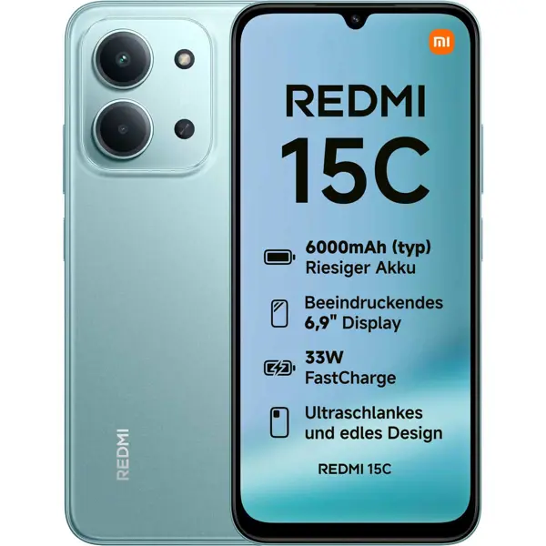 Xiaomi Redmi 15C 4/256GB 5G Mint Green EU